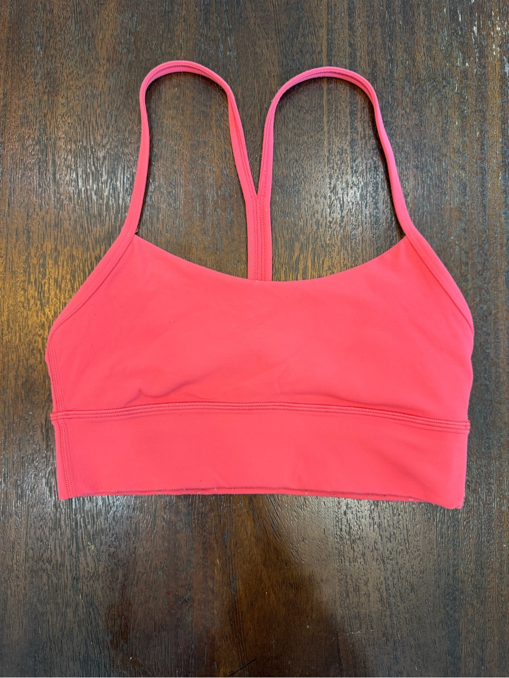 Lululemon flow y bra Nulu lipgloss pink size 4!